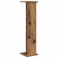 vidaXL Stojan na rastliny 2 ks Staré drevo 25 x 25,5 x 100,5 cm