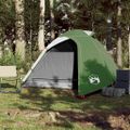 vidaXL Kempingový stan, kupola, 3 osoby, zelený, vodoodolný