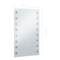 vidaXL Kúpeľňové nástenné zrkadlo s LED osvetlením 60x100 cm