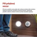 PIR senzor (pohybové čidlo) IP20 1200W, biely