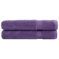 vidaXL Prémiové uteráky SOLUND 2 ks fialové 100x200cm 600 g/m2