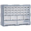 vidaXL Organizér so 38 zásuvkami 52x16x37,5 cm