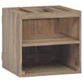 vidaXL Nástenná kúpeľňová skrinka 46x25,5x40 cm masívne tíkové drevo