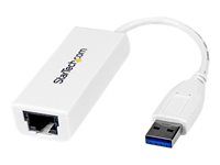 10/100/1000 NIC - USB to RJ45 LAN Adapter for PC Laptop or MacBook (USB31000SW) - Sieťový adaptér - USB 3.0 - Gigabit Ethernet - biela