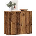 vidaXL Komoda staré drevo 80x33x70 cm kompozitné drevo