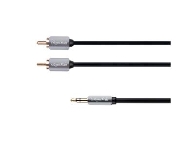 Kábel Jack 3.5mm stereo/2x Cinch 3m KRUGER & MATZ KM0311