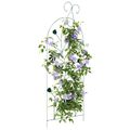 vidaXL Záhradný plot 3 ks Zelená 112 x 39,5 cm Oceľ