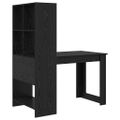 vidaXL Stôl Čierny dub Kompozitné drevo 122 x 67 x 145 cm