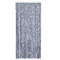 vidaXL Záves proti hmyzu, modrý, biely a strieborný 90x220 cm, ženilka