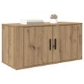 vidaXL Nástenná skriňa pre TV 80 x 34.5 x 40 cm dub artisan