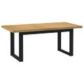 vidaXL Jedálenský stôl NOAIN s nohami v tvare U 180x90x75 cm masívne drevo borovica