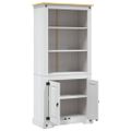 vidaXL Skrinka biela 80x40x170 cm mexická borovica Corona Range