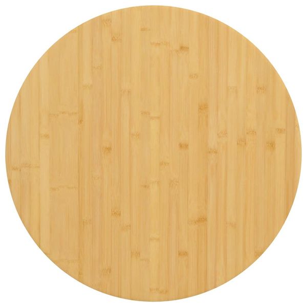 vidaXL Stolová doska Ø70x2,5 cm bambus
