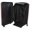 vidaXL Kufor so zámkom Červená 50 x 30 x 76 cm ABS plast