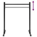 vidaXL Stanica na dipy 2 ks Čierna 55 x 90 x 104.5 cm