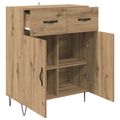 vidaXL Servírovacia skriňa Remeselný dub 69,5 x 34 x 90 cm