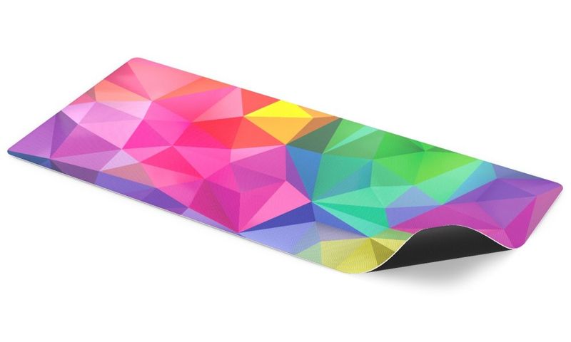 Endorfy podložka na stůl Crystal XL Spectrum /  900×400×3 mm / voděodolná / duhová Podložka pod myš, herní, 900×400×3mm, vodeodolná, duhová