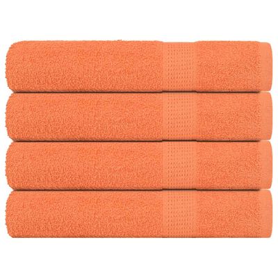vidaXL Uteráky FROGN 4 ks oranžové 100x200 cm 360 g/m²