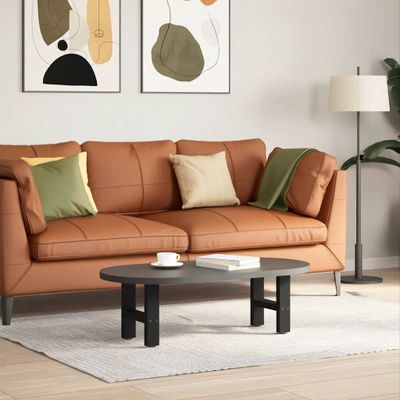vidaXL Nohy na konferenčný stolík, čierne, 2 ks, 40 x (30-31) cm, oceľové