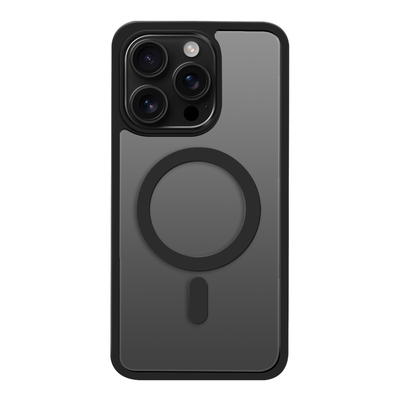 Satin Matt Mag puzdro na iPhone 16 Plus čierne