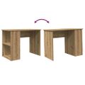 vidaXL Stôl Artisan Dub 100x55x75 cm Konštruktérske drevo