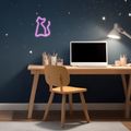 MANTA CAT, LED Neon plexi dekorácia
