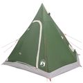 vidaXL 3 osoba Zelená 185T Polyester s PU náterom