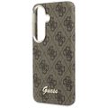 Puzdro Guess case 4G Script MagSafe pre Samsung Galaxy S26 hnedé