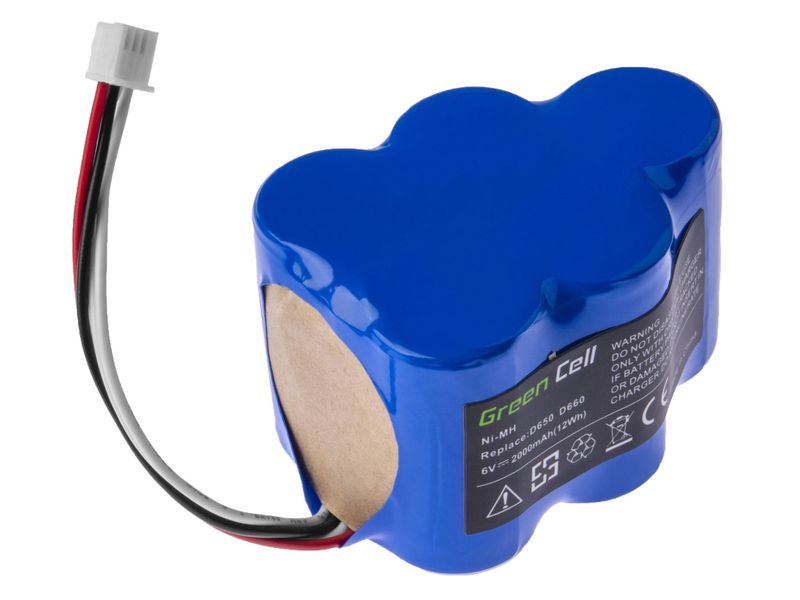 PT278 Green Cell Akku ® für Ecovacs D66 D68 D73 D76 D650 D660 D680 D710 D720 D730 D760 6V 4.5Ah