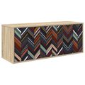 vidaXL Nástenný TV kabinet OMMEN 102 x 33 x 40 cm Dub sonoma