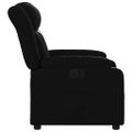 vidaXL Elektrické sklápacie kreslo čierne umelá koža