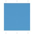 vidaXL Plisovaná roleta modrá 115x150 cm Šírka látky 114,4 cm Polyester