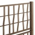 vidaXL Záhradný kvetináč s trellis Hnedá 80 x 36 x 140 cm PP