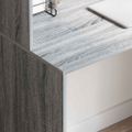 vidaXL Stôl Sivý Sonoma 102 x 50 x 124 cm Kompozitné drevo