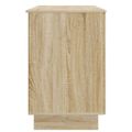 vidaXL Stôl Dub sonoma Kompozitné drevo 142,5 x 50 x 75 cm