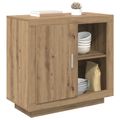 vidaXL Servírovacia skriňa Remeselný dub 80 x 40 x 75 cm