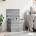 vidaXL Úložný box sivý sonoma 60x42x46 cm kompozitné drevo