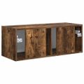 vidaXL TV nástenná skriňa 78,5 x 31 x 29,5 cm Dymová dub