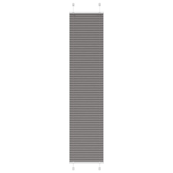 vidaXL plisovaná roleta antracit 45x200 cm Šírka látky 44,4 cm