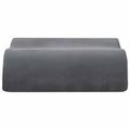 vidaXL Podložka na sedadlo Jednofarebný Sivá 40 x 40 x 13 cm PU pena