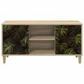 vidaXL TV skrinka ELBURG 102 x 33 x 50 cm Sonoma Kompozitné drevo