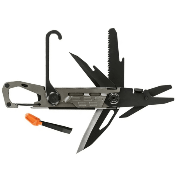 Gerber 31-003843 Stakeout - Graphite kempingový multifunkčný nástroj, 11 funkcií