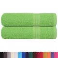 vidaXL Sprchové osušky FROGN 2 ks jablkovo zelené 70x140 cm 360 g/m²