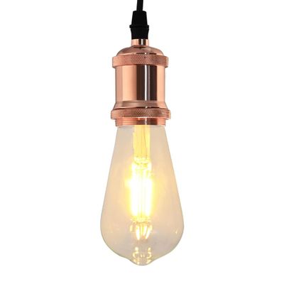 vidaXL držiaky lámp 2 ks Rose Gold E27