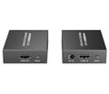 XtendLan CAT6 HDMI extender, vysílač+přijímač, 40m 4k/2k/1080p po jednom CAT6 kabelu, POC, přenos IR a USB (KVM) Extender, HDMI 1.4, USB, CAT6/6a/7, vysílac+prijímac, až 4K po jednom kabelu, HDR, KVM