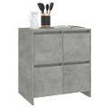 vidaXL Komoda betónová sivá 70x41x75 cm drevotrieska