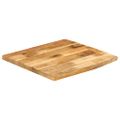 vidaXL Stolová doska 60x60x2,5 cm živý okraj masívny mangovník