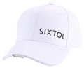 Kšiltovka s LED svetlom B-CAP 25lm, nabíjacia, USB, univerzálna veľkosť, biela SIXTOL