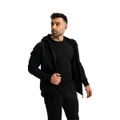 Mikina so zipsom Nova Black - STRIX, veľkosť XXL, veľkosť oblečenia XXL