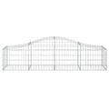 vidaXL Oblúkový gabionový kôš 5 ks 200x50x40/60 cm pozinkované železo